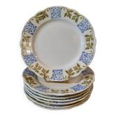 8 flat plates KG Lunéville