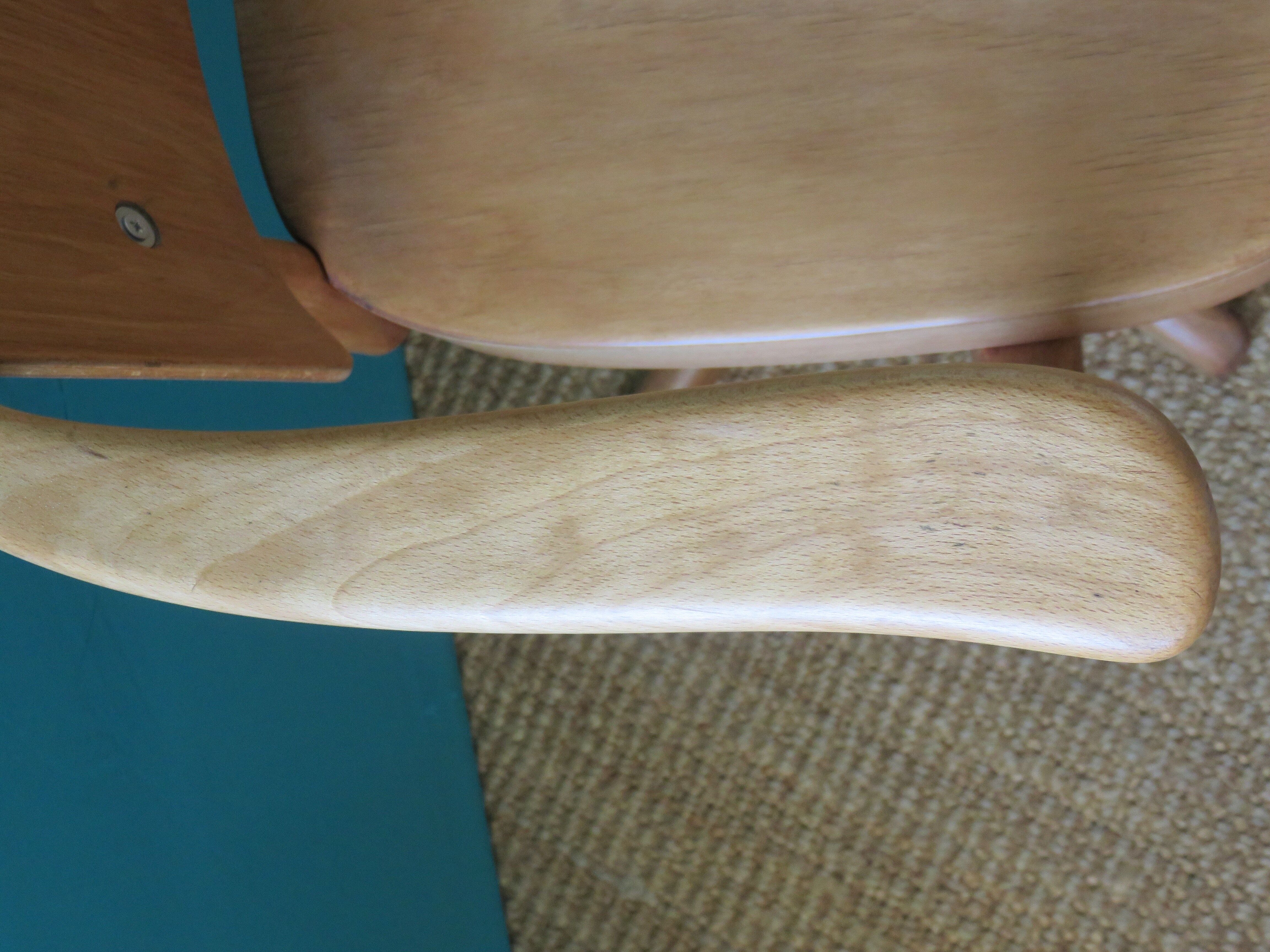 Manus Stephensen revolving office chair for Fritz Hansen. Denmark 1940