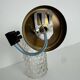 Pair of vintage bubble glass wall lights