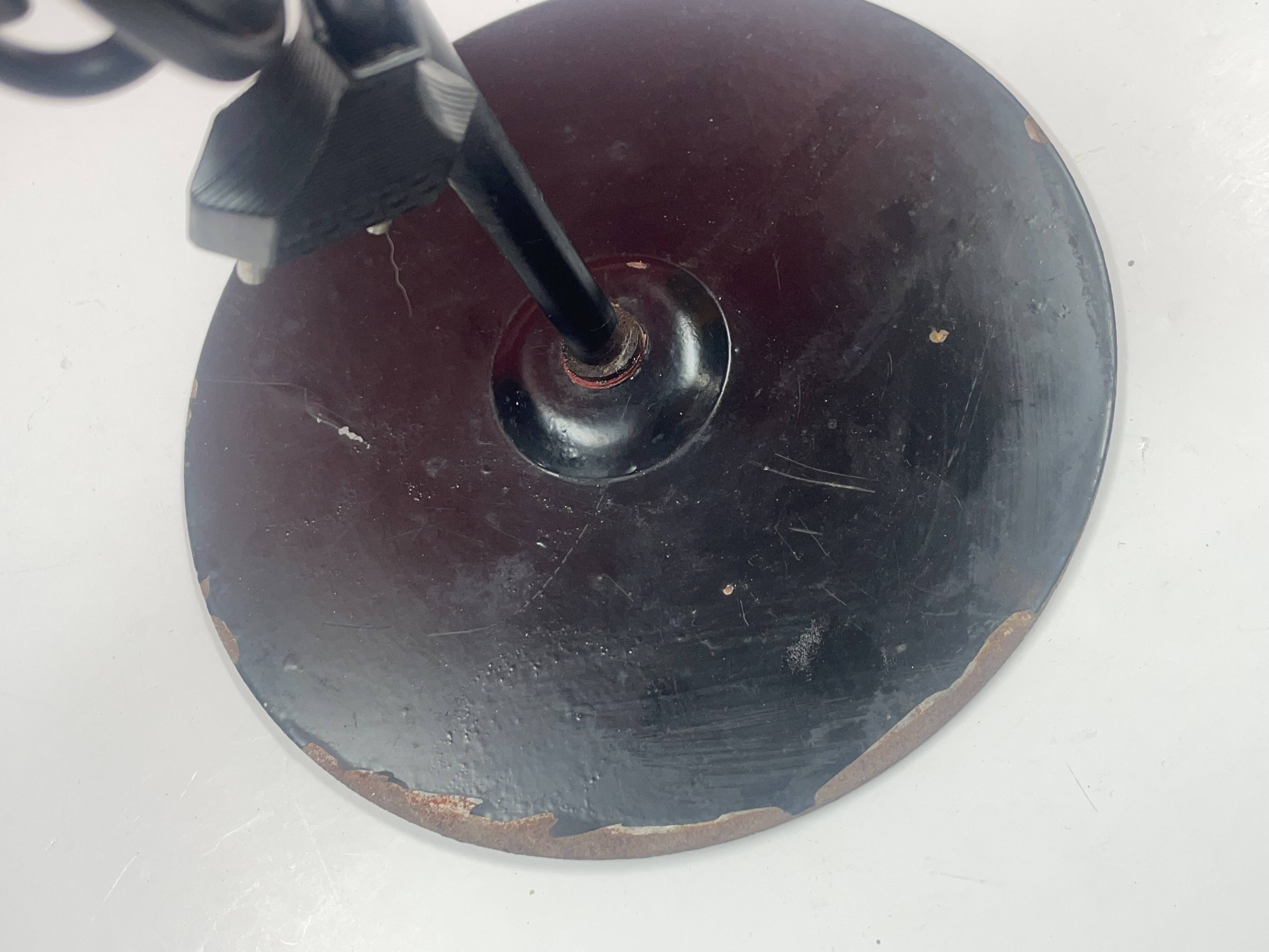 Vintage articulated lamp from the 70s - workshop, garage 62 cm right
