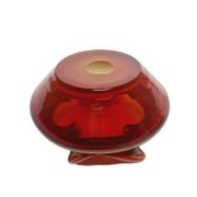 Container by Czesław Zuber for Sudety Glassworks, Poland, 1960s