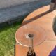 Flûtes à champagne en verre soufflé coloré