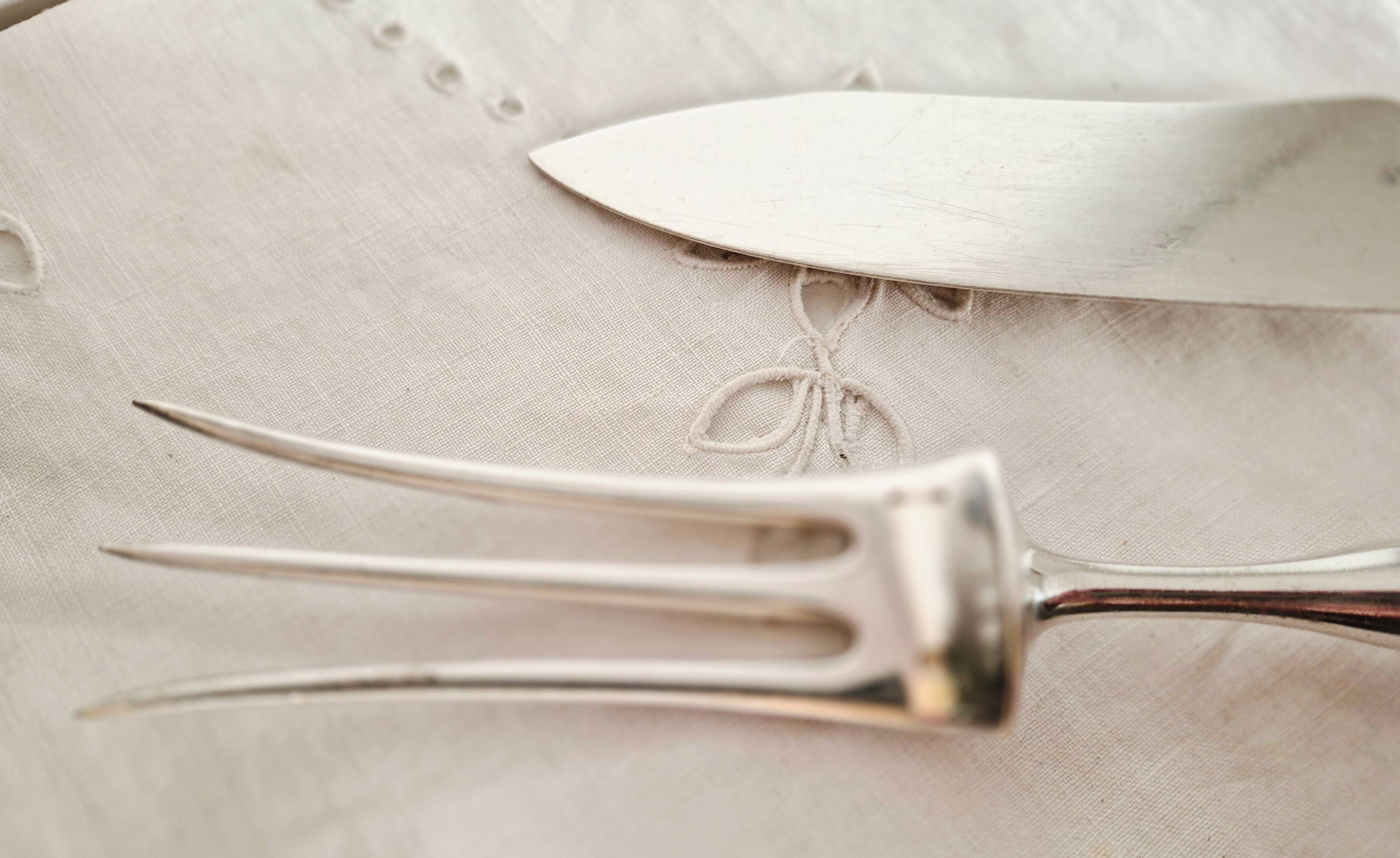 Christofle, silver serving cutlery