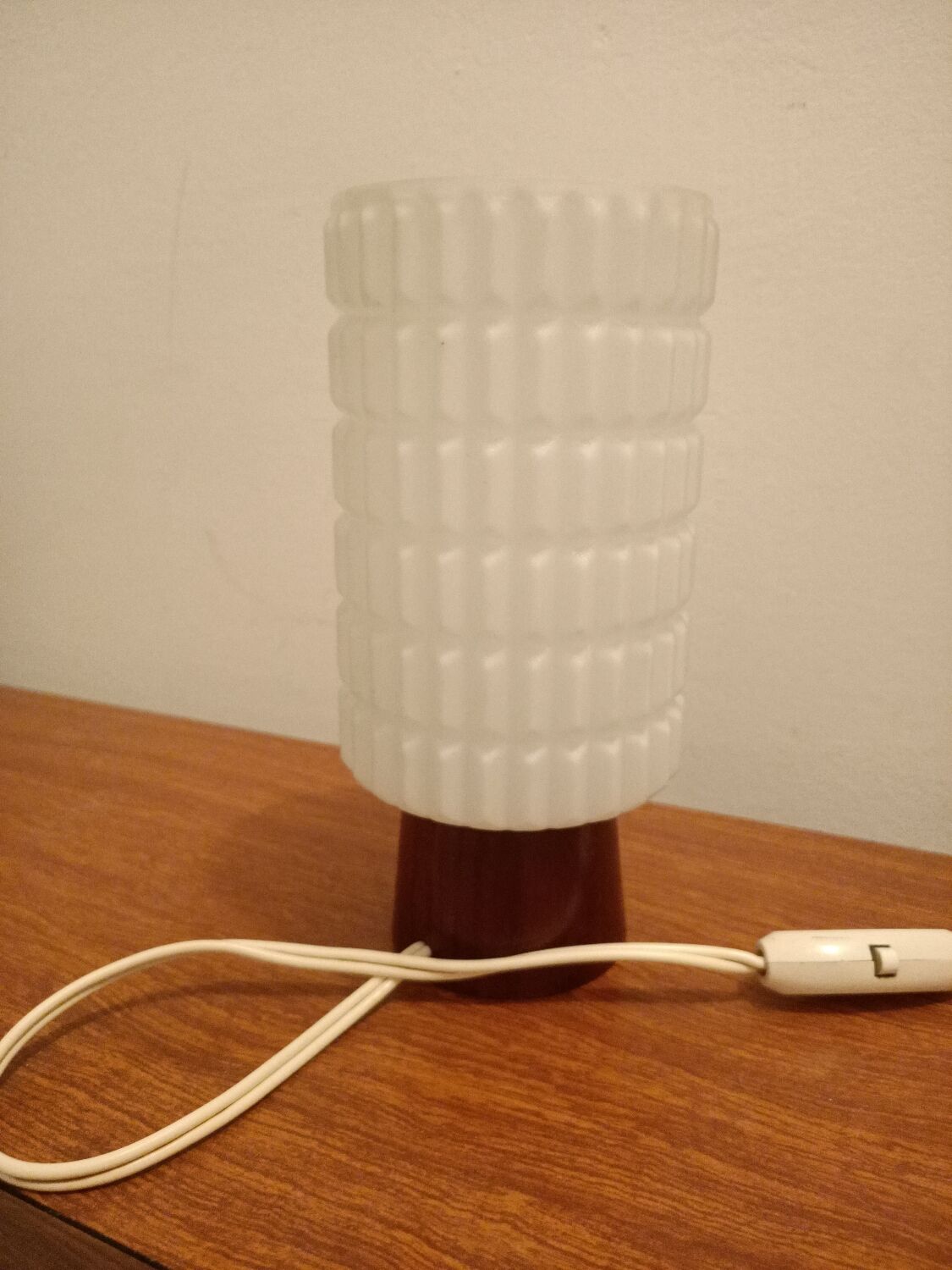 Scandinavian teak table lamp