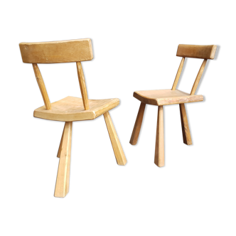 Brutalist chairs duo, 60s