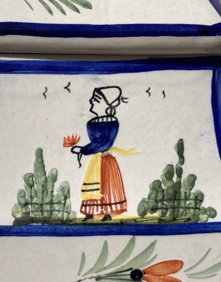 Quimper earthenware teapot