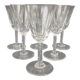 6 crystal wine glasses Saint-Louis model Cerdanya