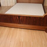 Art Deco period bed and bedside table by Gauthier Poinsignon