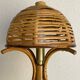 Vintage rattan lamp