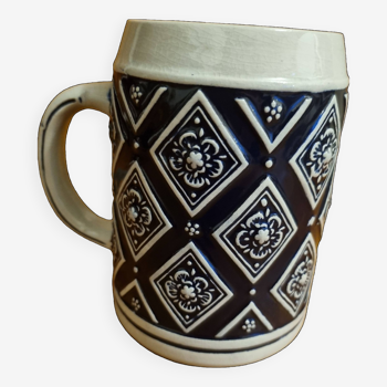 Cobalt Blue Salt Stoneware Mug 50 cl