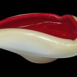 Ancienne coupelle vide poche cendrier double opaline