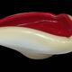Old cup double opaline ashtray