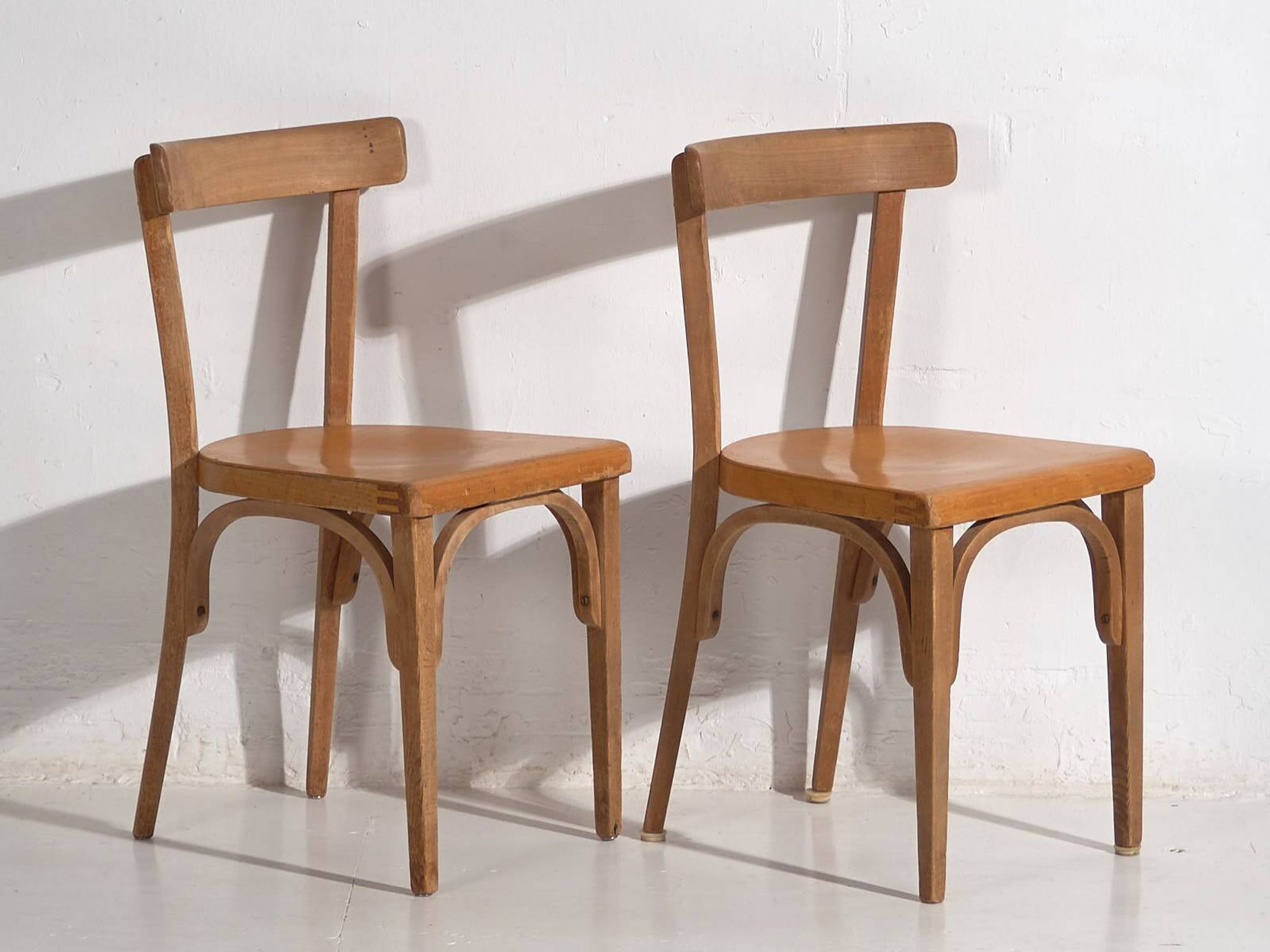 Chaises vintage en bois courbé (c.1940). Ensemble de 4 pièces #1