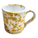 Mustard dots mug