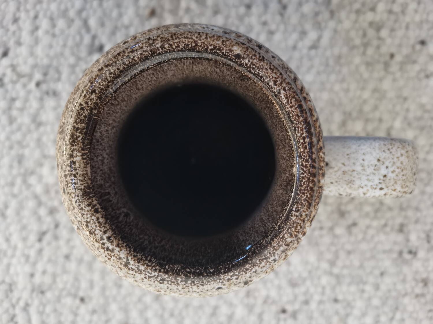 Vase vintage Scheurich poterie ouest-allemande LoRa Zig-Zag Fat Lava, 1970