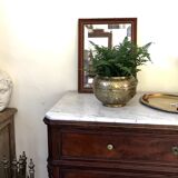 Vintage brass pot cover