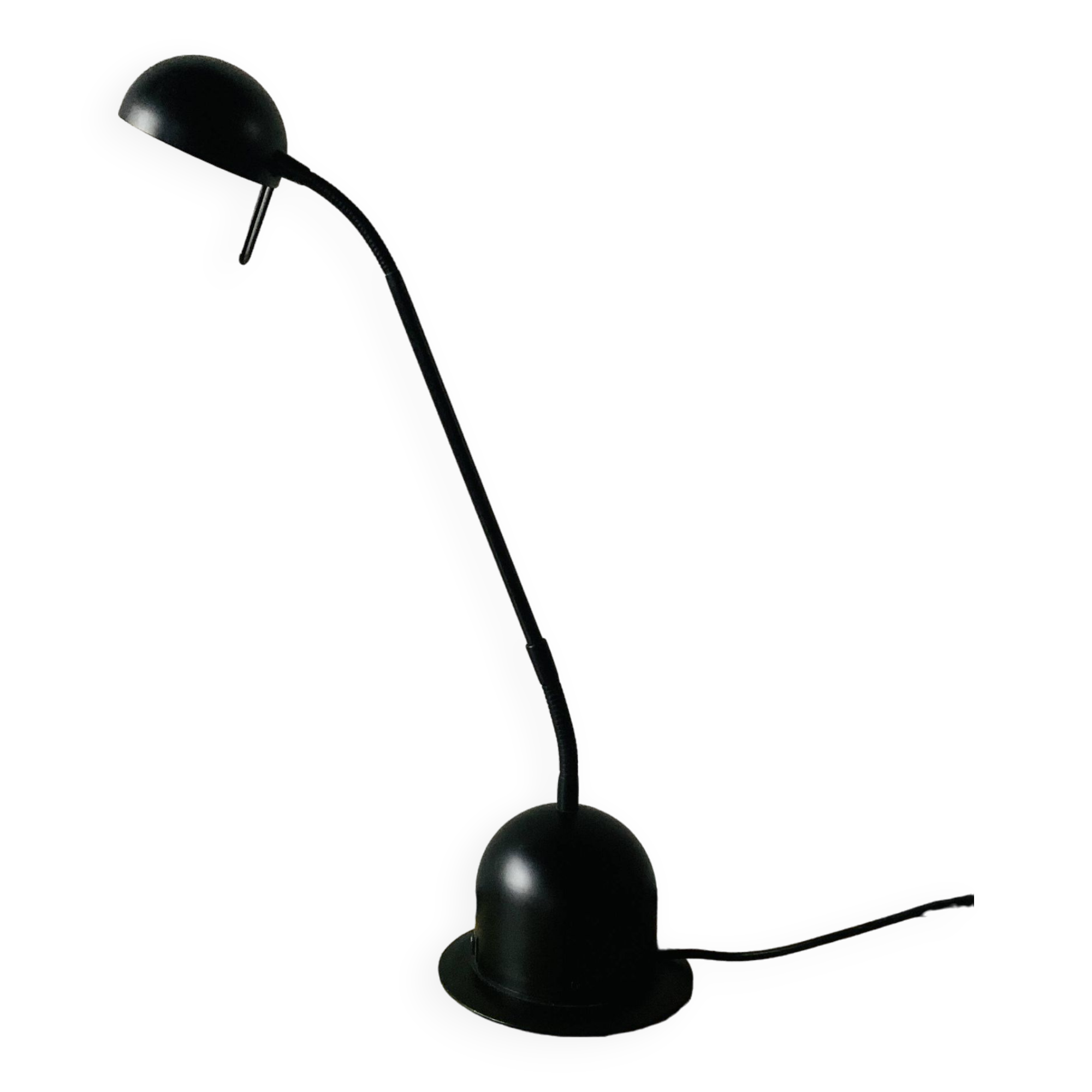 Lampe de bureau Massive vintage en métal noir