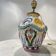Lampe de table vintage en céramique italienne / Lampe en faïence