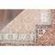 Tapis turc vintage fait main orange 180x286