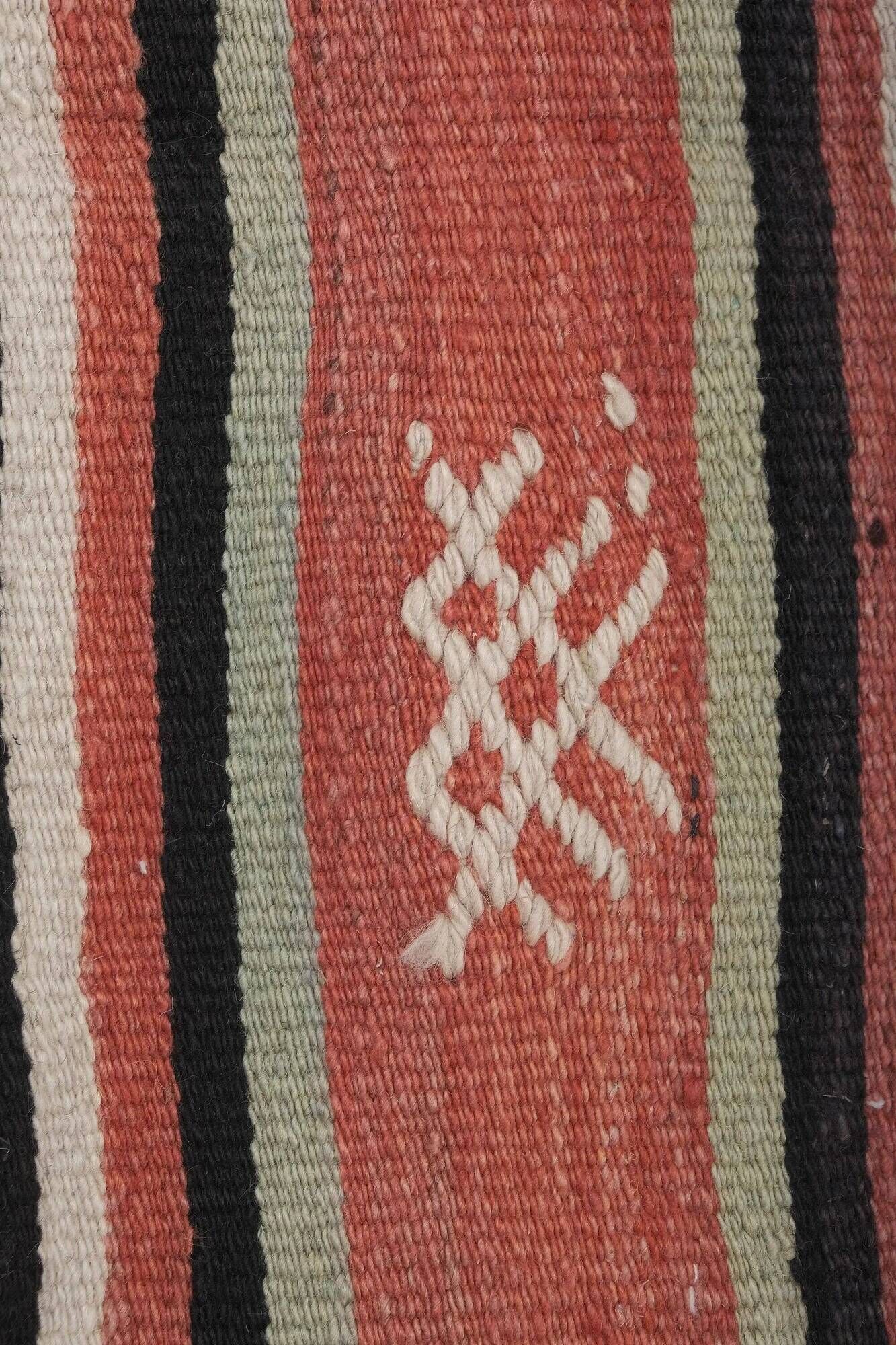 Vintage Turkish kilim handwoven 226x326 cm