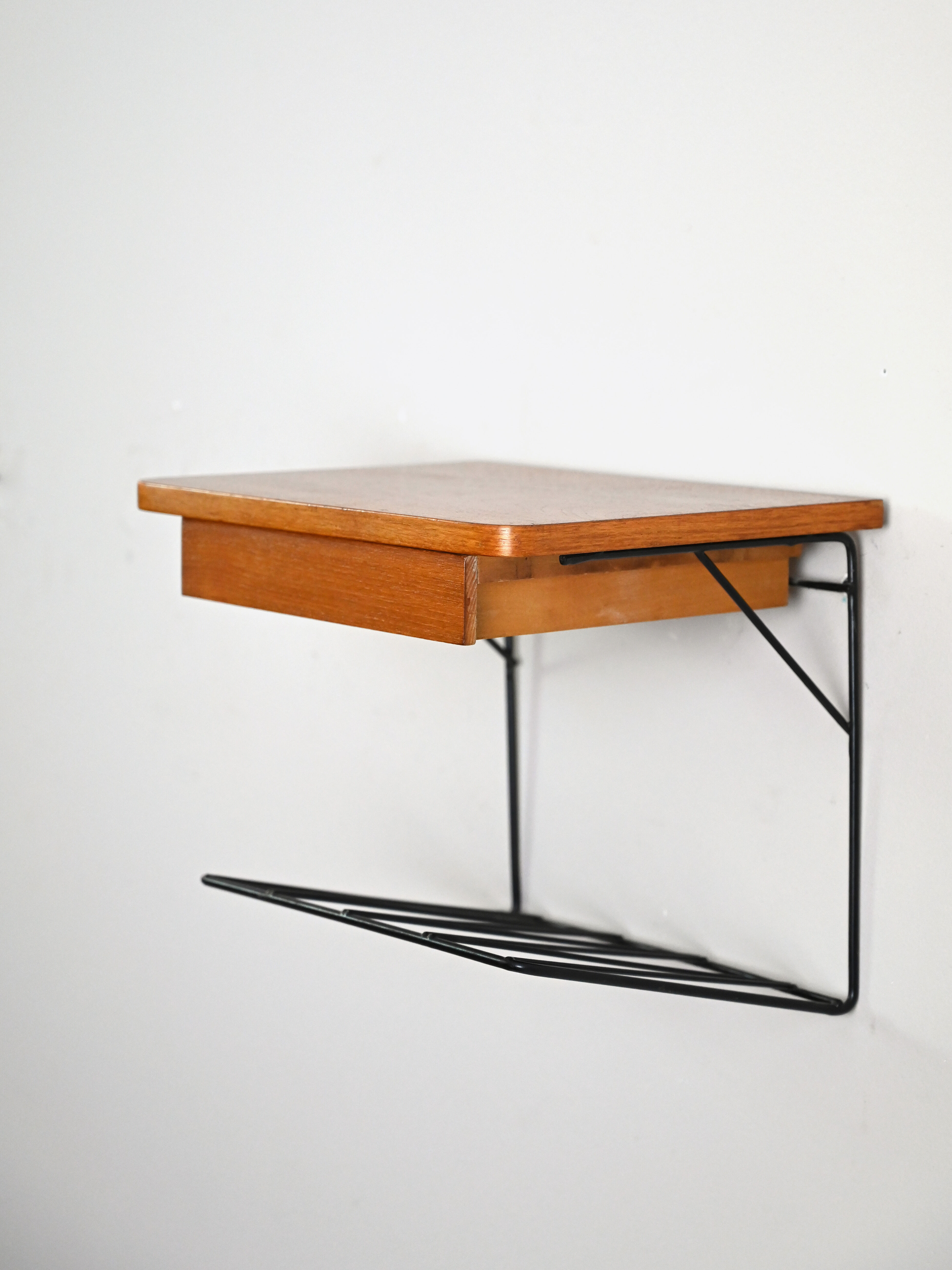 Vintage hanging nightstand