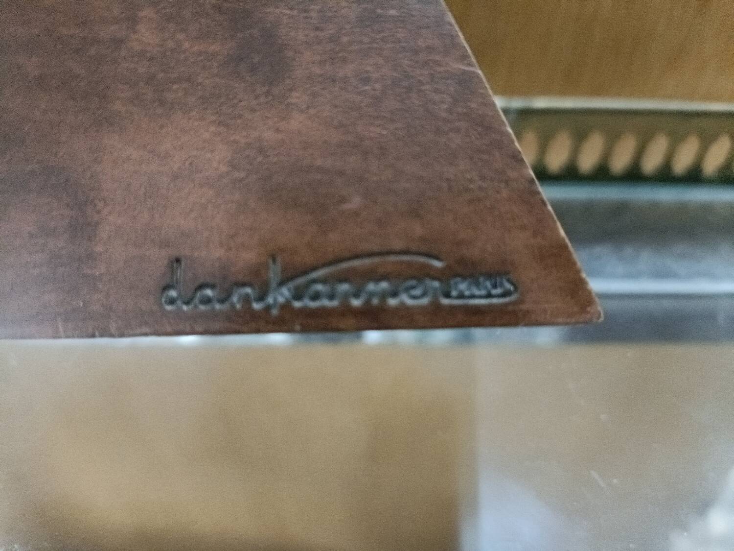 Serre livres chien signé Dankanner