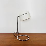 1 of 2 Adjustable Space Age Spot Table Lamps by Arnold Berges for Staff