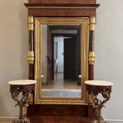 Antique Empire period mirror