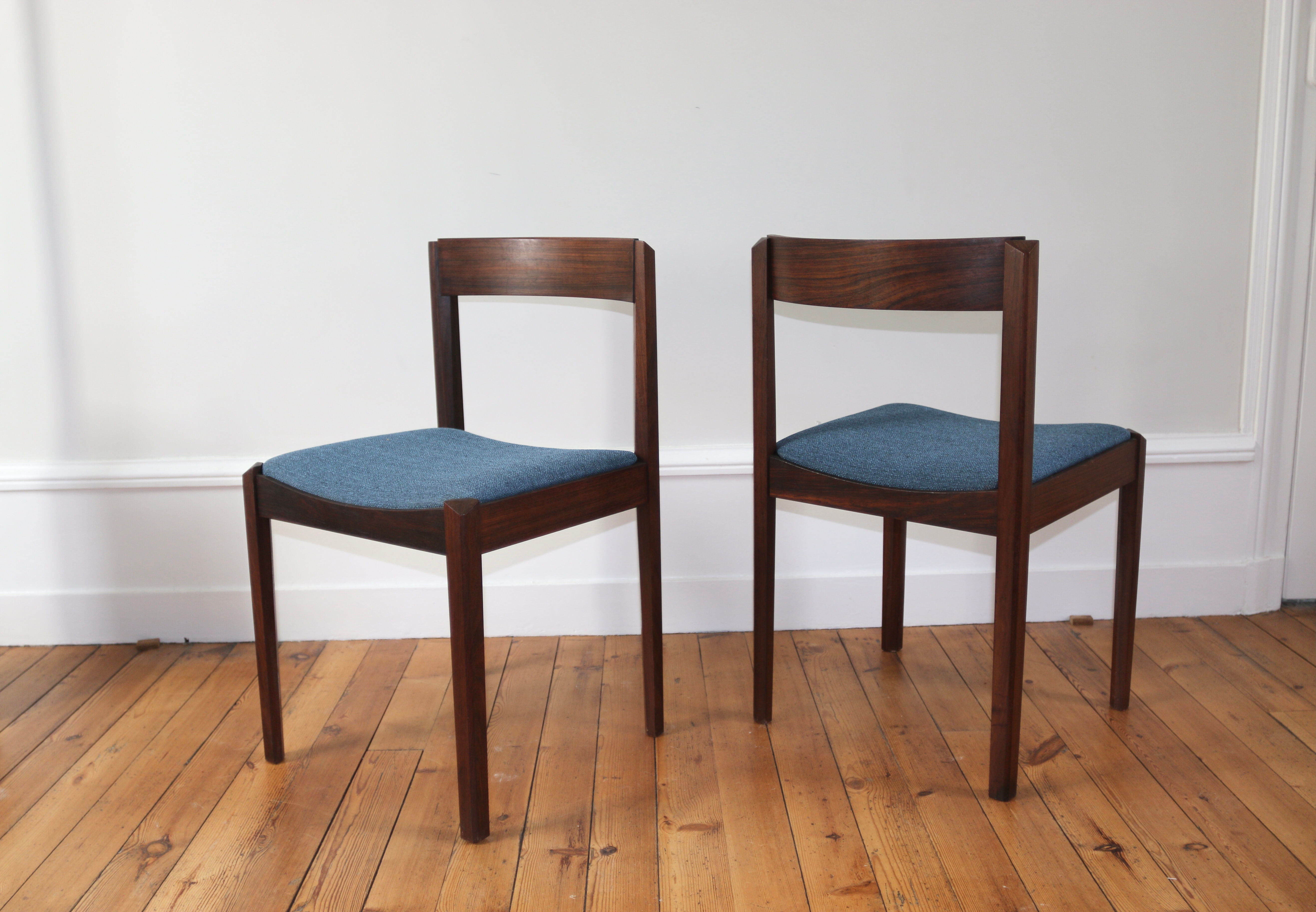 Series of 6 Scandinavian rosewood Gessef chairs