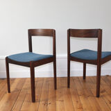 Series of 6 Scandinavian rosewood Gessef chairs