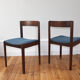 Série de 6 chaises scandinave palissandre Gessef
