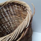 High basket 55cm round rattan old
