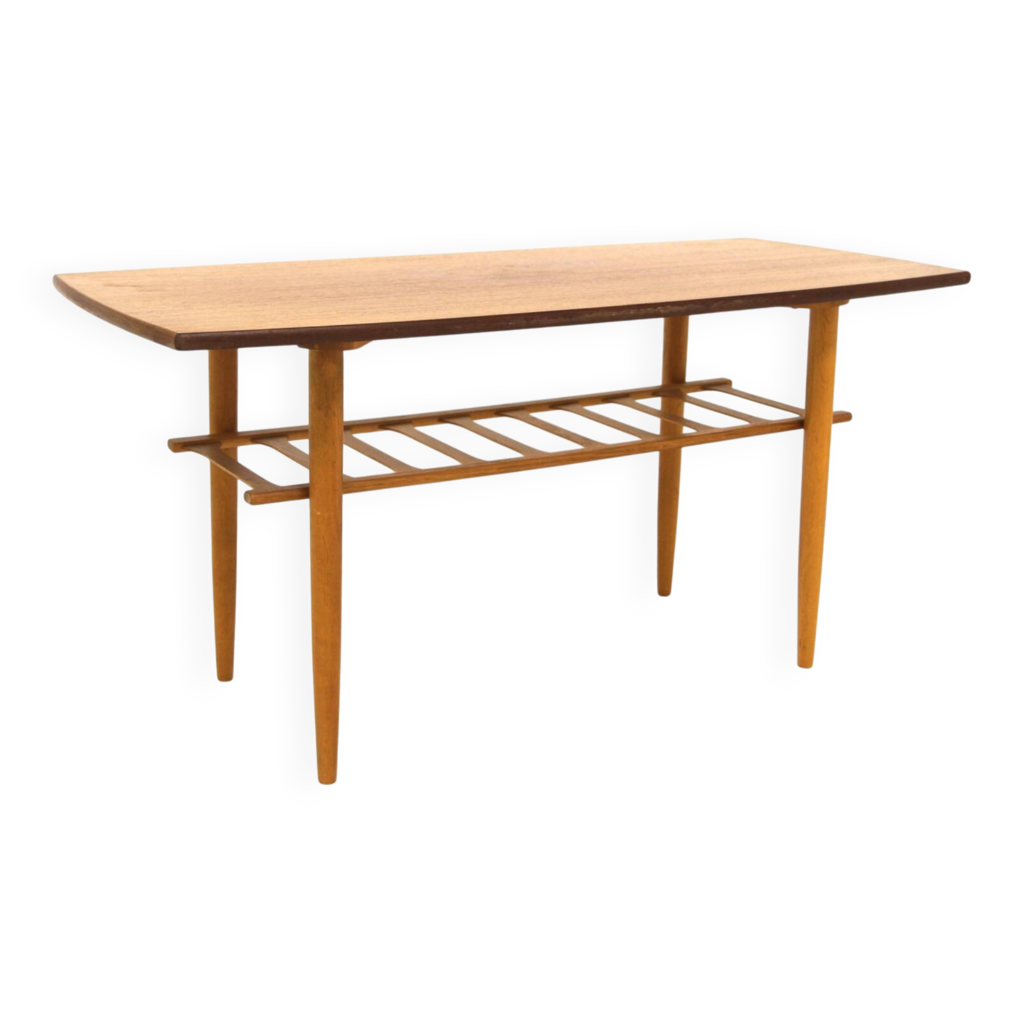 Scandinavian teak coffee table, Sweden, 1950.