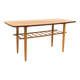 Scandinavian teak coffee table, Sweden, 1950.
