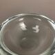 Murano heavy clear glass shell bowl, by Gino Cenedese Italy, 1960