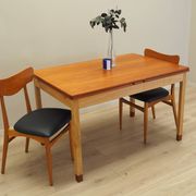 Table extensible, design danois, années 1970, fabricant : SKM