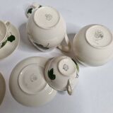 Vintage coffee service, hand-painted plant decor, Villeroy and Boch