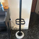 Vintage Italian design coat rack – Marble & Chrome – 70s/80s