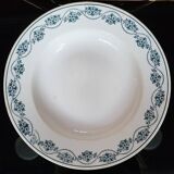 Set of 5 Terre de Fer plates 1900 Wilbur and St Amand