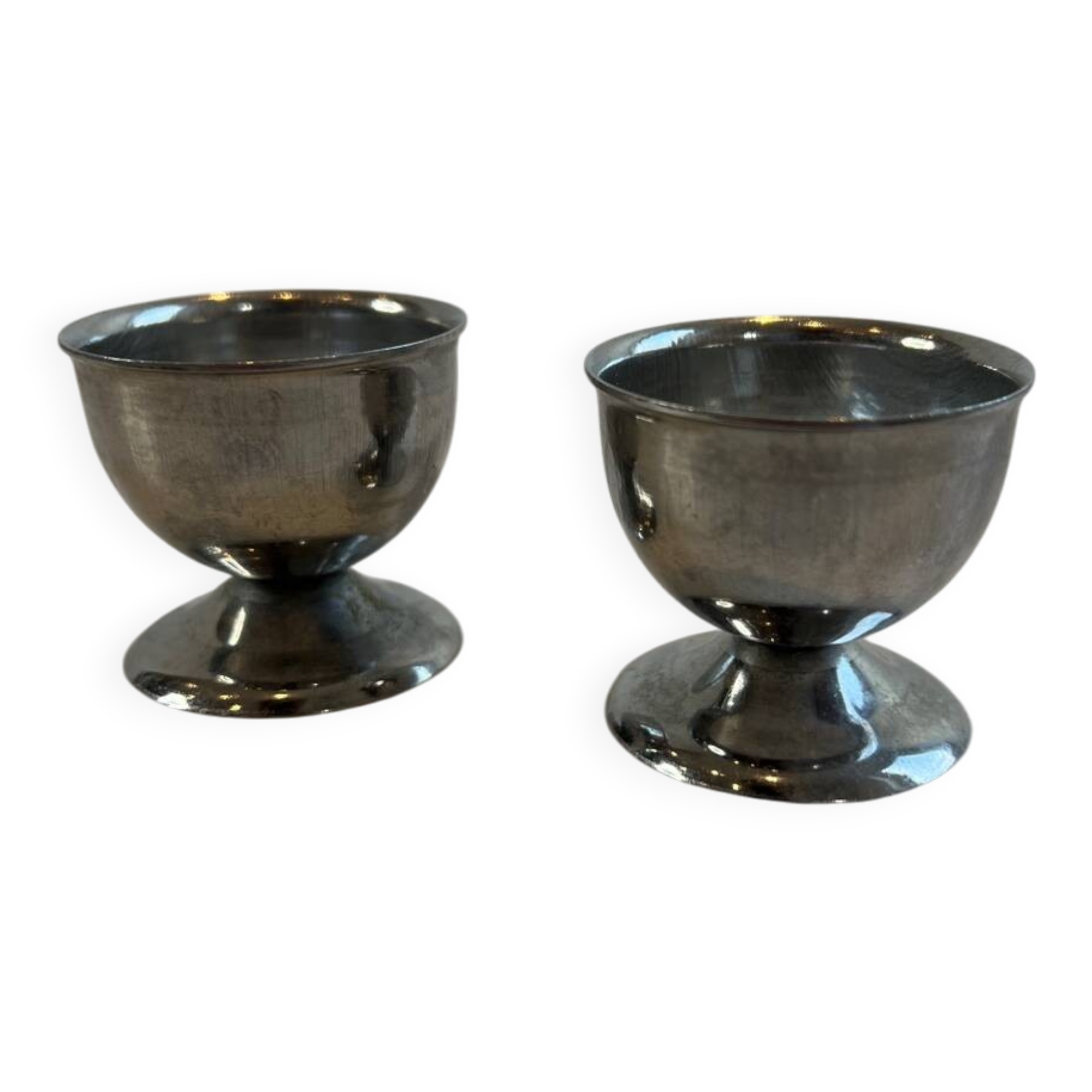 Vintage stainless steel egg cup