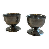 Vintage stainless steel egg cup