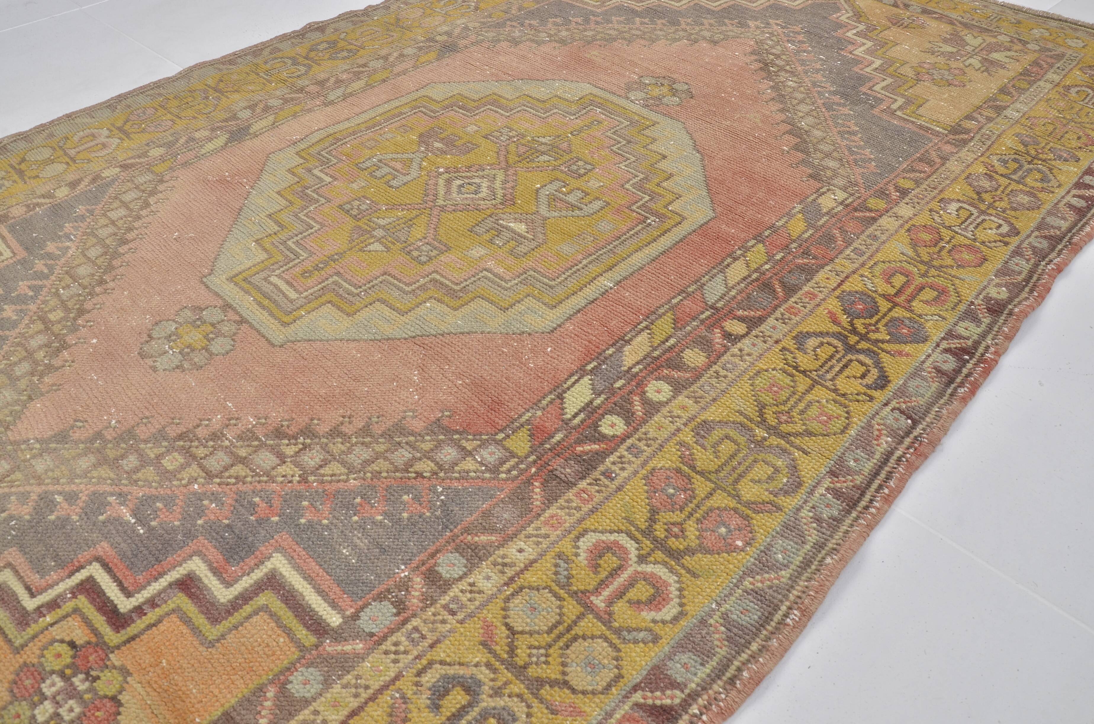 Antique Floral Oushak Carpet sku 2487