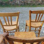 5 bistro chairs, brand Luterma France