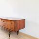 Vintage rosewood low sideboard 1969
