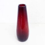 Scandinavian style thick glass vase