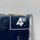 Enamelled street sign "Rue de Valmy"