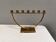 Candlestick with 7 "arms" in solid brass from D.R brass Denmark 1950s