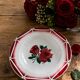 Set of deep plates Digoin Sarreguemines model Cibon