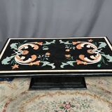 Coffee table in Pietra Dura technique.