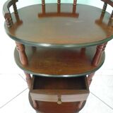 Telephone extra cabinet, wooden, 3 trays, 1 drawer